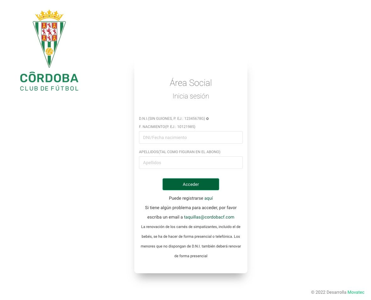 Area Social Córdoba CF